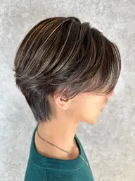 【メンズ専用】カット＋3Ｄ立体ハイライト＋頭皮クレンジング炭酸泡シャンプー￥18,150→⚜️￥13,200