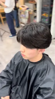 カット＋黒染め　白髪染め可🌈