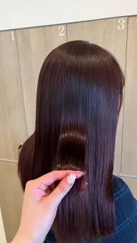 【ミディアム・ロングの方限定】カット＋艶カラー