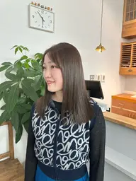 透明感カラー+4stepオージュアトリートメント