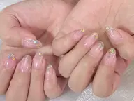 ❤️練習モデル❤️ シンプルワンカラー、ラメグラ、フラッシュネイル