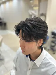 ニュアンス又はフェザーパーマ＋カット