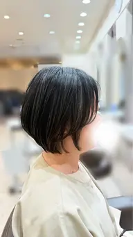 ✂️大人ショートボブ スタイル(画像参照)➕オージュアトリートメント付き🧴‎🤍(木金土日限定)