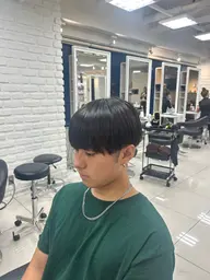 【扱いやすくなる!】メンズカット+縮毛矯正+トリートメント