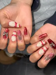 4月限定❣️チップ長さだし90minデザイン🩵