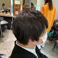 メンズカット+ポイントパーマ