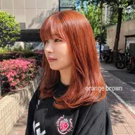 【ブリーチ無しダブルカラー🪐】似合わせカット➕明るめ暖色カラー(ダブルカラー)➕Aujua treatment