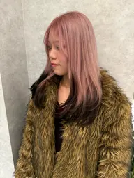 【デザインカラー】ブリーチリタッチ+デザインカラー+1stepトリートメント