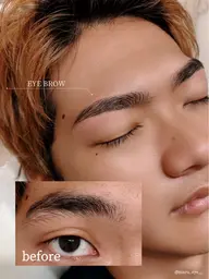 男性は眉毛で垢抜けます🤘美眉スタイリング✨(WAX＋間引き) 【メンズご新規様♧】