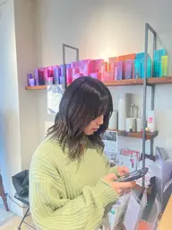 [お悩みに合わせて選べてツヤツヤに✨️]カット➕オージュア4stepトリートメント💟