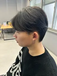 メンズ骨格矯正カット+フェザーパーマ+トリートメント