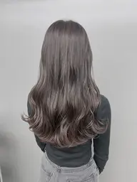 🫧初カラーの方におすすめ🫧ブリーチなしで叶う❤︎透明感抜群な艶カラー🪽グレージュ🩶