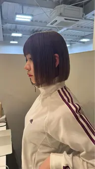 カット＋前髪縮毛矯正🧤💫