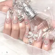 オフなし💟チップ長さだし➕120分10本やり放題💟韓国ネイル/ワンホンネイル/ガーリー/ゆめかわ/キラキラ/池袋