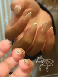 𝐡𝐚𝐧𝐝｜お爪を綺麗に✨ガラスフレンチ