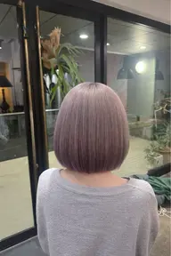 綺麗に透明感のある発色！ブリーチありのダブルカラー！！