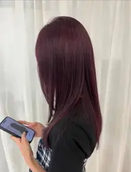 おしゃれ染め全体カラー×高保湿トリートメント