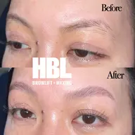 HBL ハリウッドブロウリフト　眉perm+ワックス脱毛