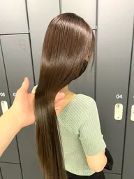 【髪質改善！】ボリュームダウンストレート+カット+集中ケア【立川/ショート/ボブ/ショートボブ/顔まわりカット】