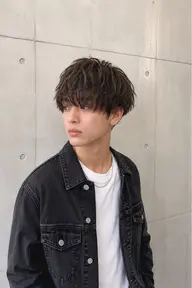 【メンズ限定💫】清楚感🫧ナチュラルニュアンスパーマ＋カット✂️＋TR＋スタイリング🔥