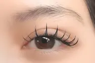 【練習モデル】★LED★フラットラッシュ100本＋下まつげ20本¥3480【17時/土日㊗️+330円】