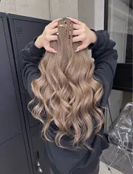 【先着10名様限定❗️】1ブリーチカラー【透明感のある海外風ヘアカラー】リタッチ👼🏻🉑🎶