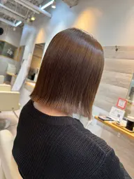 カット&縮毛矯正ファイバーストレート