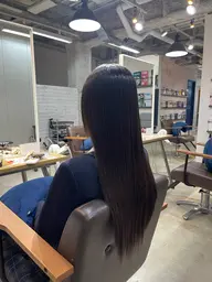 縮毛矯正、ストレート