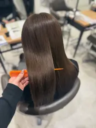 【髪質改善】超高濃度水素カラー+特濃水素トリートメント🩵🪽