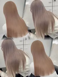 🤎ミルクティーカラーにしたい方はこちら‪🤎ケアブリーチ1回➕カラー