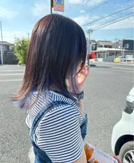 ❄️トレンド感UP⤴【minimo特別価格】インナーカラー×透明感ベースカラー✨ブリーチ込で¥7,700💎