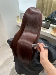 【U24/学割👩‍🎓】透明感艶カラー＋髪質改善トリートメント2回転⭐️
