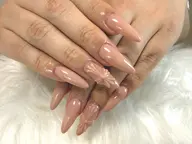 「長さ出し 1cm~1,5cm まで」  マグネットネイル🧲 ＊ グラデーション✨ ➕ アート2本🧸