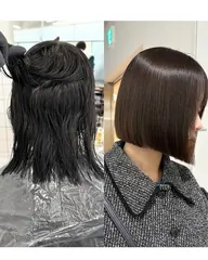✨カット+ケア縮毛矯正✨