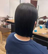 【10​〜​30代限定🧚🏻‍♀️】ボブカット＋縮毛矯正モデル🥣🫧/日々のアイロン無しで切りっぱなしボブに✨