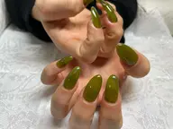 【オフ有】長さ出し10本(ジェルスカ)+ワンカラーorラメ