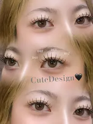 【minimo限定‼️♡✨️】フラットラッシュ120本（コーティング仕上げは別途¥400です💞）