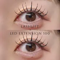 【パリエクorリフエク☆】まつパ×LEDエク60本(オフ込)根本からぱっちりお目元に♪下がりまつ毛の方にも☆