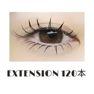 セーブルエクステ120本 5080円/フラット/カラーエクステ6080円(J.C.SCカール)