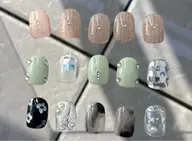 【４月限定🌷】人気No. 1✨｜定額デザイン｜色変＆配置替え◯｜オフあり