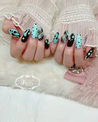 ご新規様ハンド*アクリルスカルプ 長さ出し10本+アート9〜10本 他店オフ込み