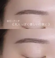 【 美眉スタイリング 】(眉毛デザイニング+眉毛ワックス(間引きあり)+メイク)ふんわりトレンド眉毛♪