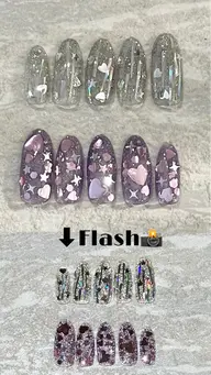 12th ANNIVERSARY 🎉2種類から選べるフラッシュネイルデザイン✨