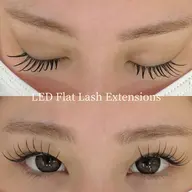 LEDマツエク！フラットラッシュ100本オフ込み