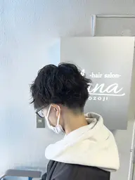 メンズ　ツイストスパイラルパーマ