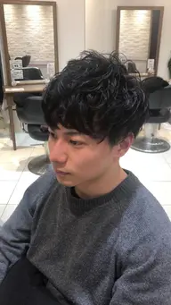 【メンズ王道メニュー👑】メンズカット＋ダメージレスパーマ