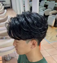 🔥【初パーマOK】メンズカット＋ニュアンスパーマ＋トリートメント「朝ラク・雰囲気イケメンに変身」