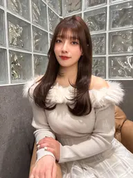 《平日21時半​〜​のみ》【⚠️リクエストのみ】ボブ/ロング/ミディアムスタイルのみ🤍スタイリストチェック有り