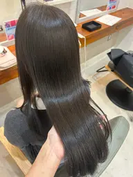 【フルコースならこれ🎀】カット＋髪質改善ストレート＋透明感カラー＋Aujua(2step)TR