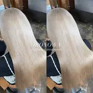 【🫧ブリーチオンカラー+カット＋トリートメント🫧】痛ませないブリーチ🫧カラー剤､トリートメント種類変更🉑